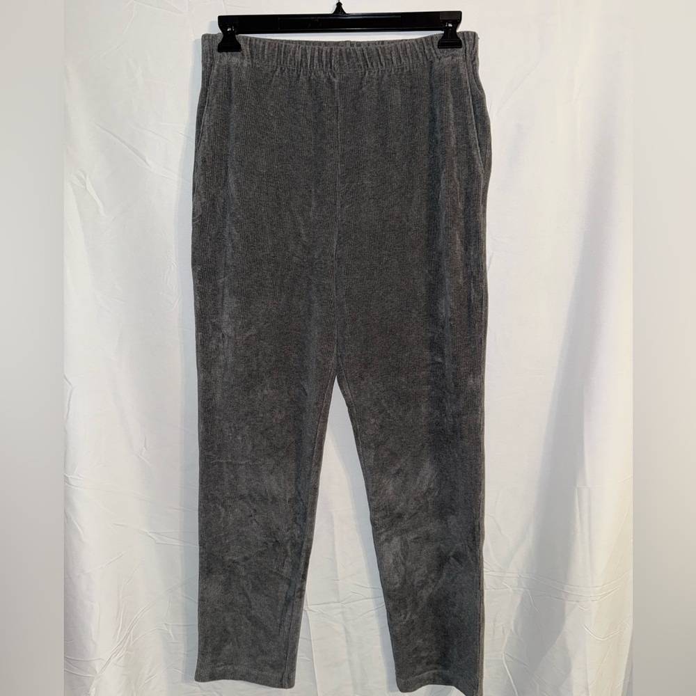 Lands' End Gray Corduroy Pants Size Medium